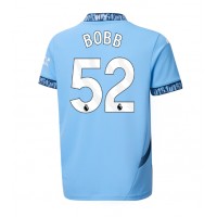 Manchester City Oscar Bobb #52 Fußballbekleidung Heimtrikot 2024-25 Kurzarm